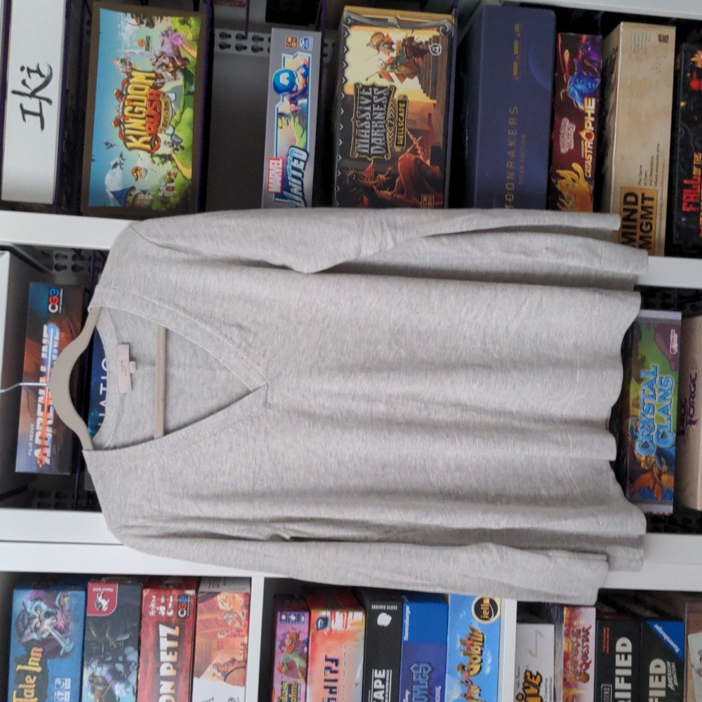 Ann Taylor Loft Gray Sweater, L